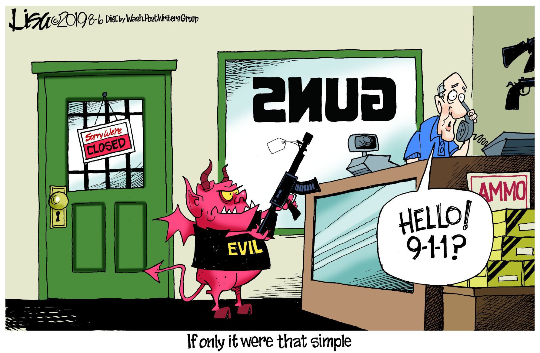 Lisa Benson cartoon